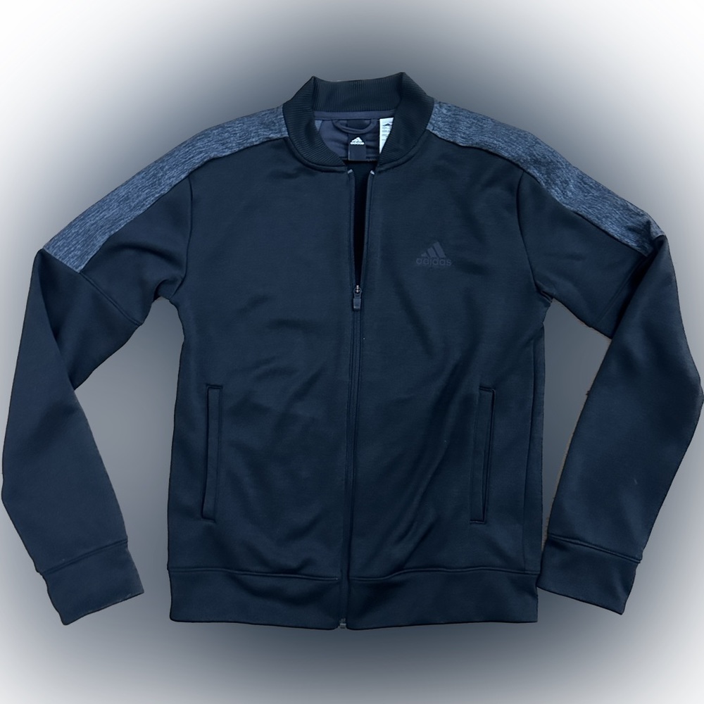 Adidas Womens Black Zip Up Jacket, Size Small, RN#88387